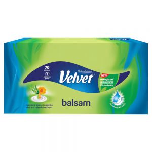 Chusteczki higieniczne Velvet, 70szt